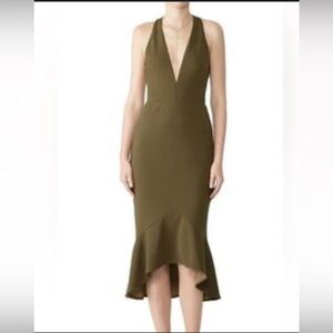 Stylestalker Olive High Low Dress